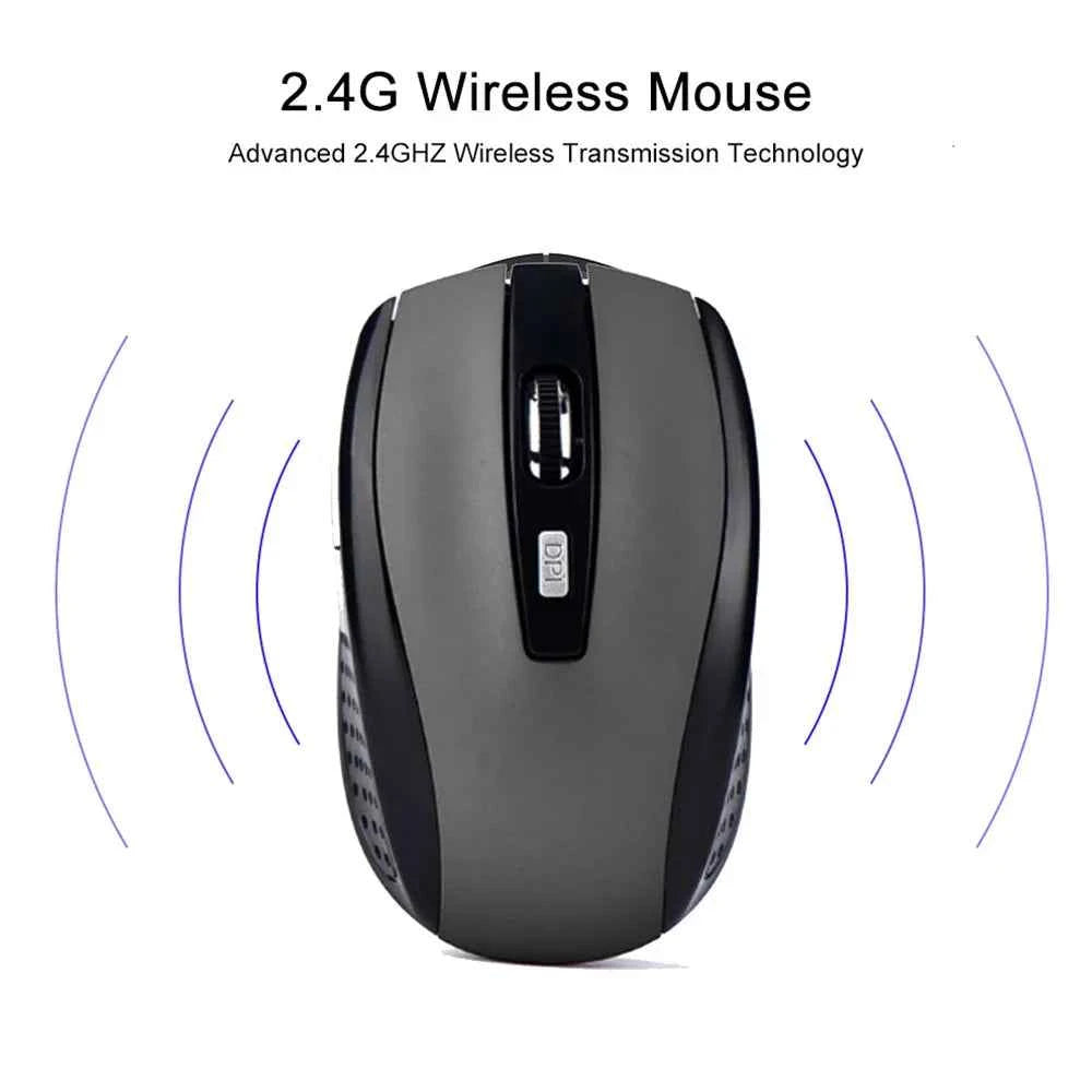 2.4G Wireless Mouse, Optical Wireless Mouse, Slim Mini Noiseless, DPI1600