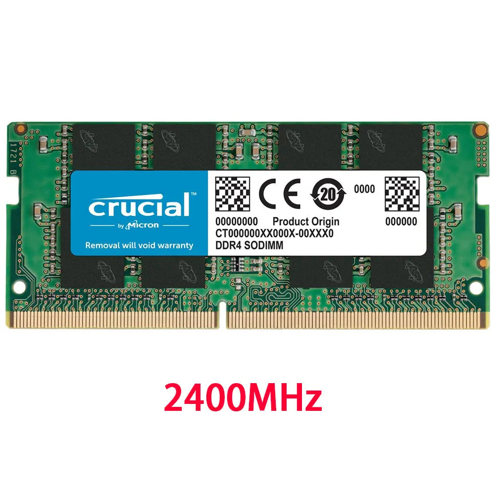 Crucial DDR4 RAM Laptop Memory PC4- For Intel & AMD