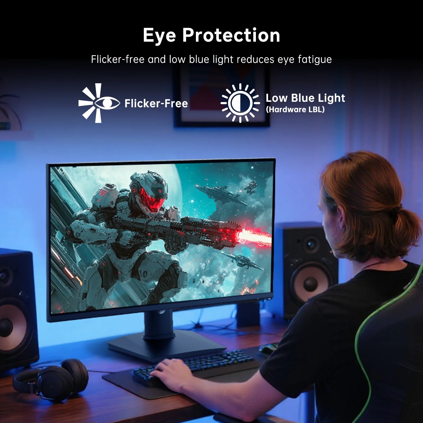 KTC 27 Inch Gaming Monitor 240Hz, FHD 1080p Fast IPS Computer Monitor with Adaptive Sync, HDR Vesa Mount, HDMI/DP/USB, H27F7
