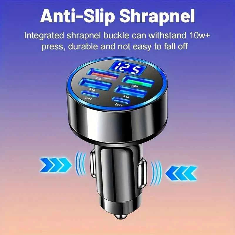 350W USB Car Charger PD QC3.0 USB C Car Phone Charger Type C Adapter for iPhone Samsung Huawei Xiaomi Quick Charge ﻿