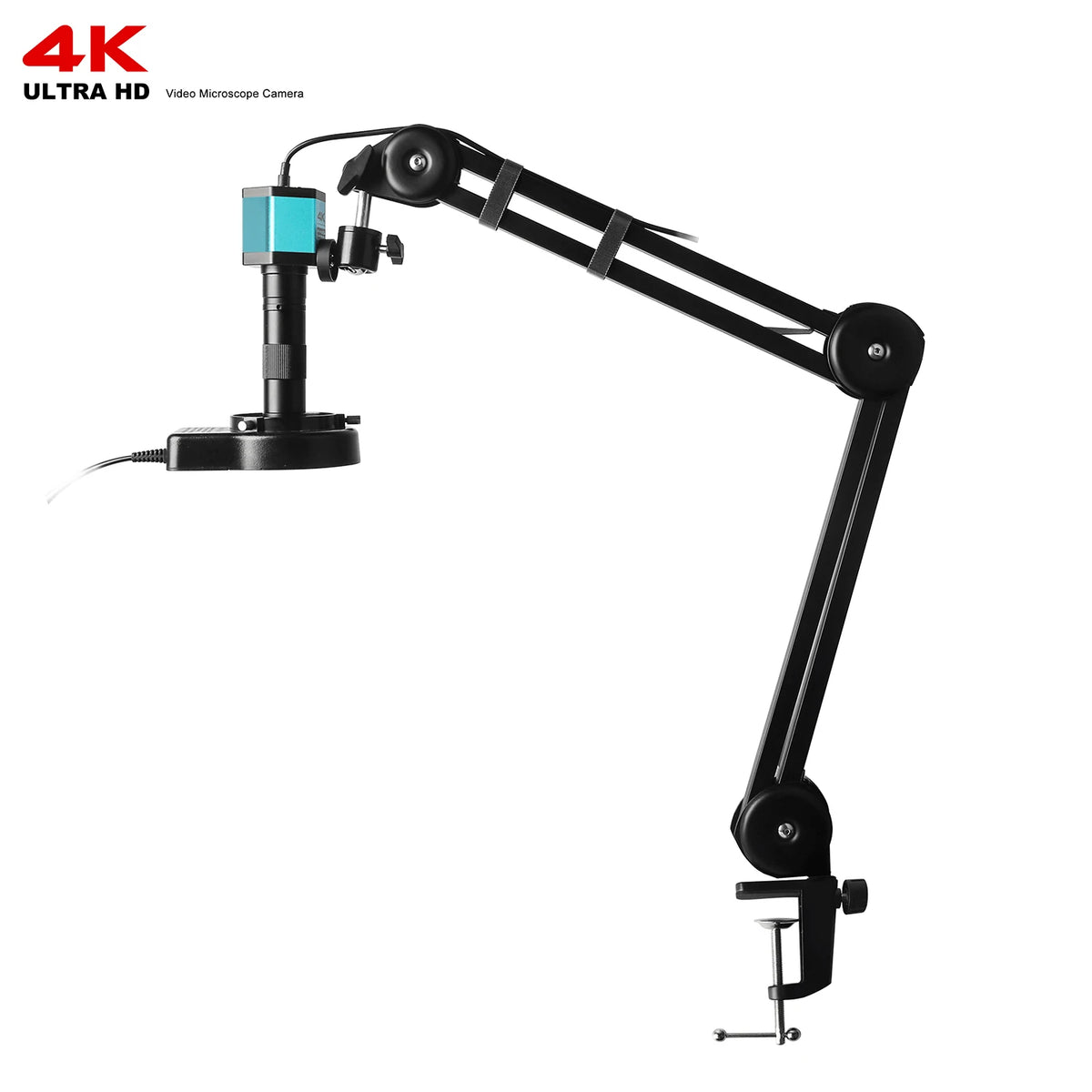 4K Microscope 48MP Digital Microscope For Electronics USB Industrial Cameras HDMI 1-150X Zoom C-Mount Lens Phone Pcb Soldering