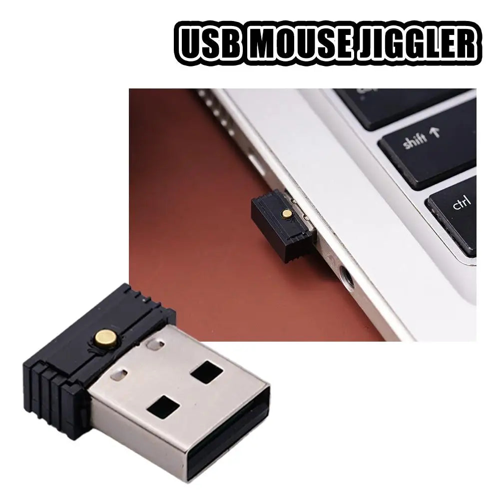 USB Auto-Move Mouse to Prevent Computer Screen Locking Mini Mouse Connector USB Mouse Jiggler Automatically Moves Cursor Keeps