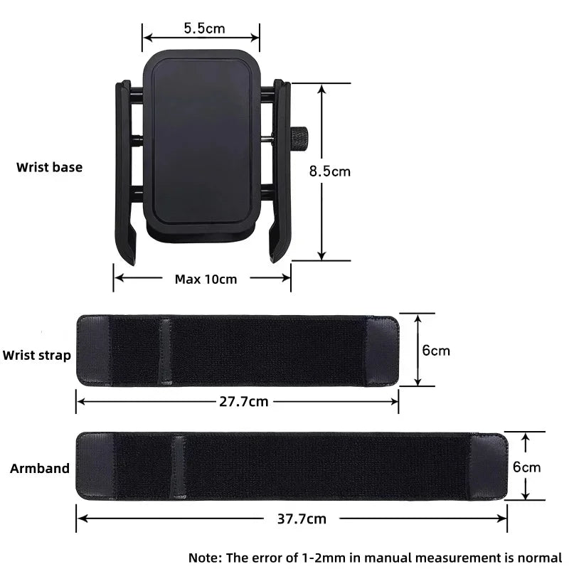 Running Sport Armbands Phone Holder For iPhone 16 15 14 13 12 Pro Max 14 Plus Samsung S24 Ultra Xiaomi Arm Band Bracket GPS Clip