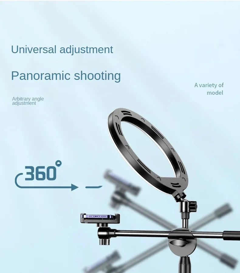 Mobile Phone Head Up Shooting Stand Desktop Live Overhead Painting Calligraphy Photography Artifact 360 Degrees Rotation