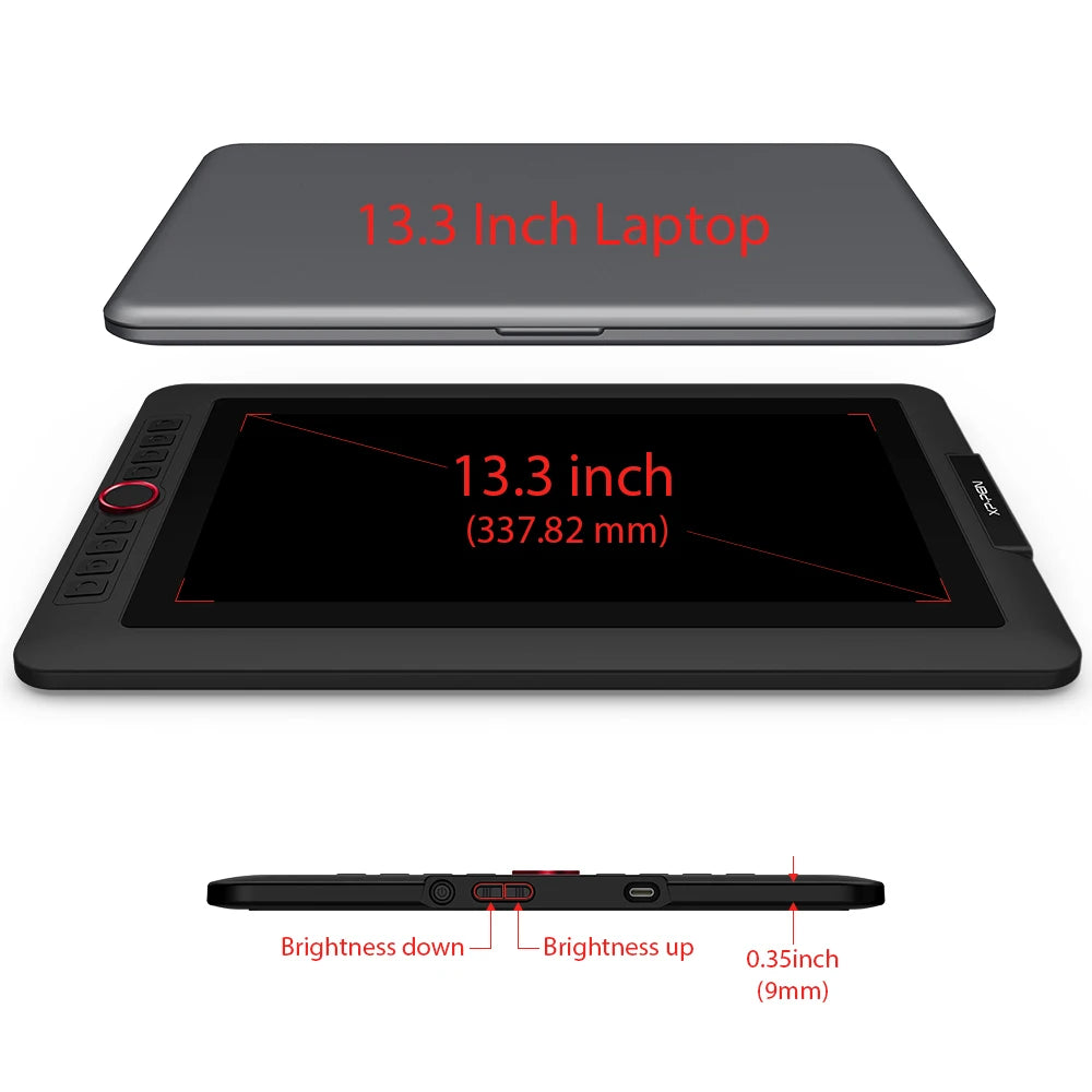XPPen Artist 13.3 Pro V2 Graphics Tablet Drawing Monitor 13.3