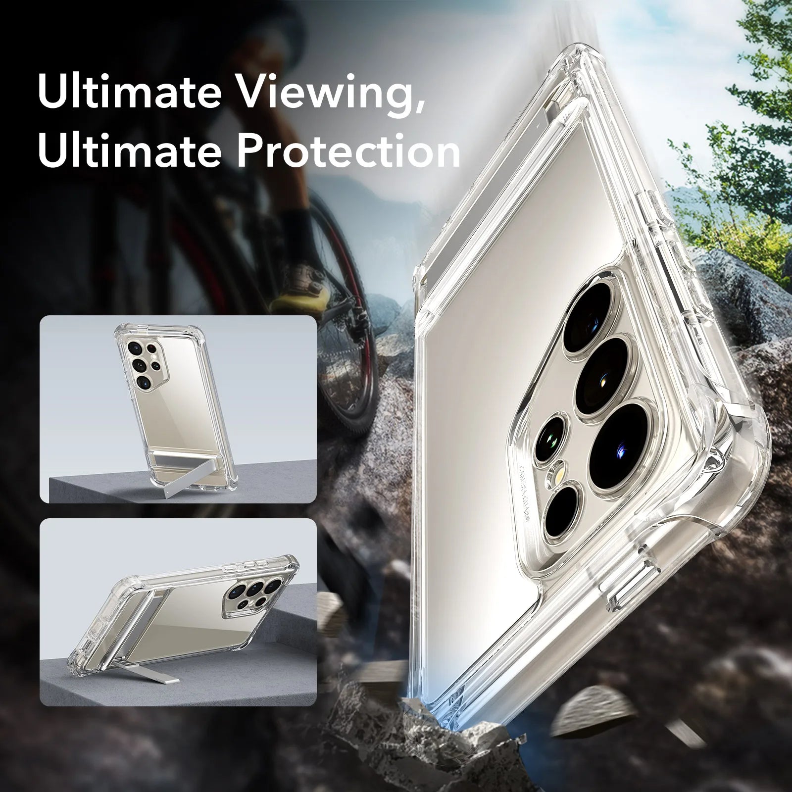 ESR for Samsung Galaxy S24 Ultra Armor Series Case Full Body Protection Front Cover with Screen Protector