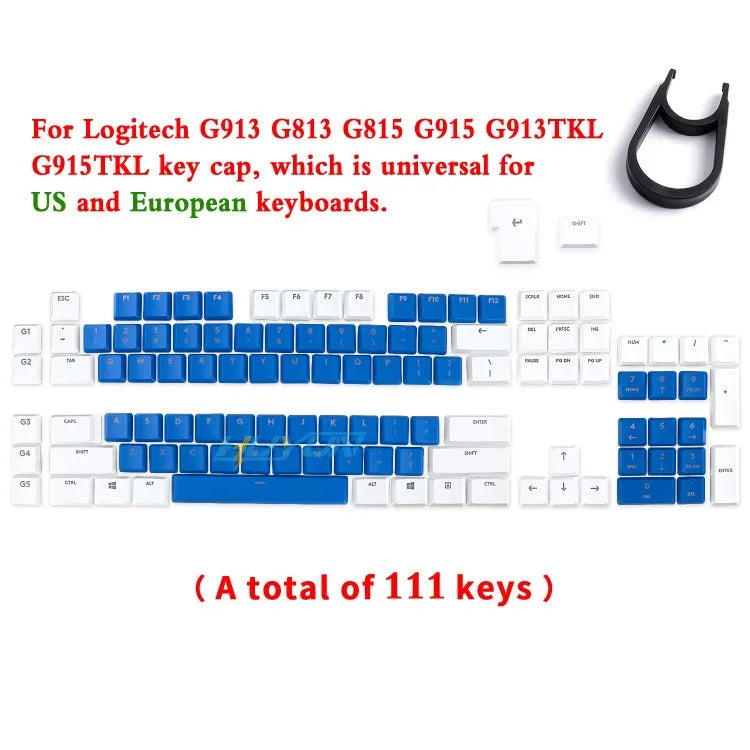 For Logitech G915\G913\G815\G813\TKL87 Gaming Mechanical Keyboard Keycaps Non-slip Textured Replacement Cap