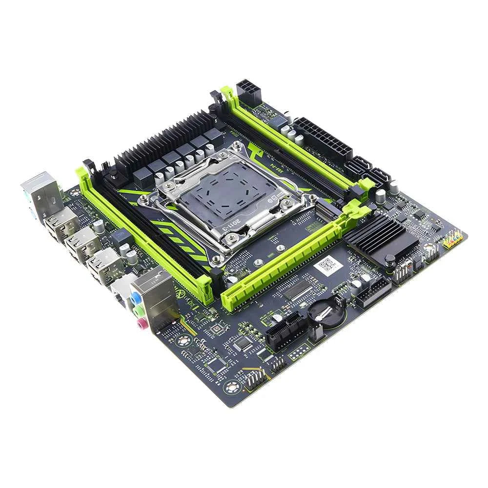MOUGOL X99 Gaming Motherboard Set with Intel Xeon E5 2650 V4 & DDR4 16G*1 2133MHz Dual Channel RAM M.2 NVME for Desktop Host