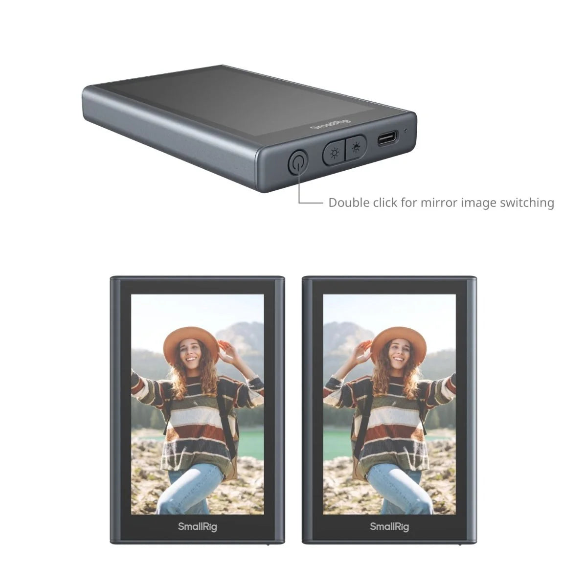 SmallRig Smartphone Wireless Magnetic Selfie Monitor Screen for iPhone for Huawei for Smartphone Rear Camera Selfie Vlog 4850