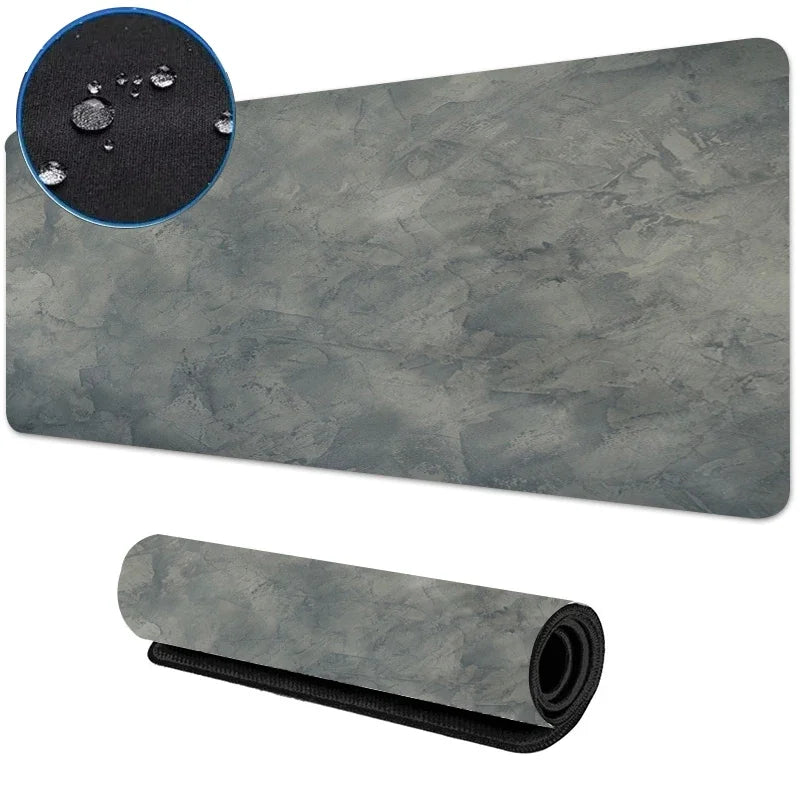 900x400 Gray Textured Tarpaulin Mouse Pad Waterproof Mat Gaming Accessories Control MousePad Gamer Water Proof Cloth Desk Mat