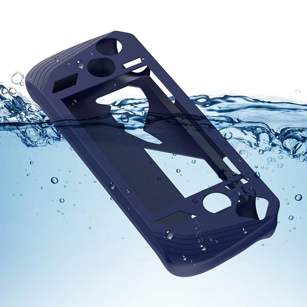 Silicone Protective Cover Shockproof Protector Sleeve Anti-Scratch with Lanyard Suitable For Asus ROG Ally X Gaming Console