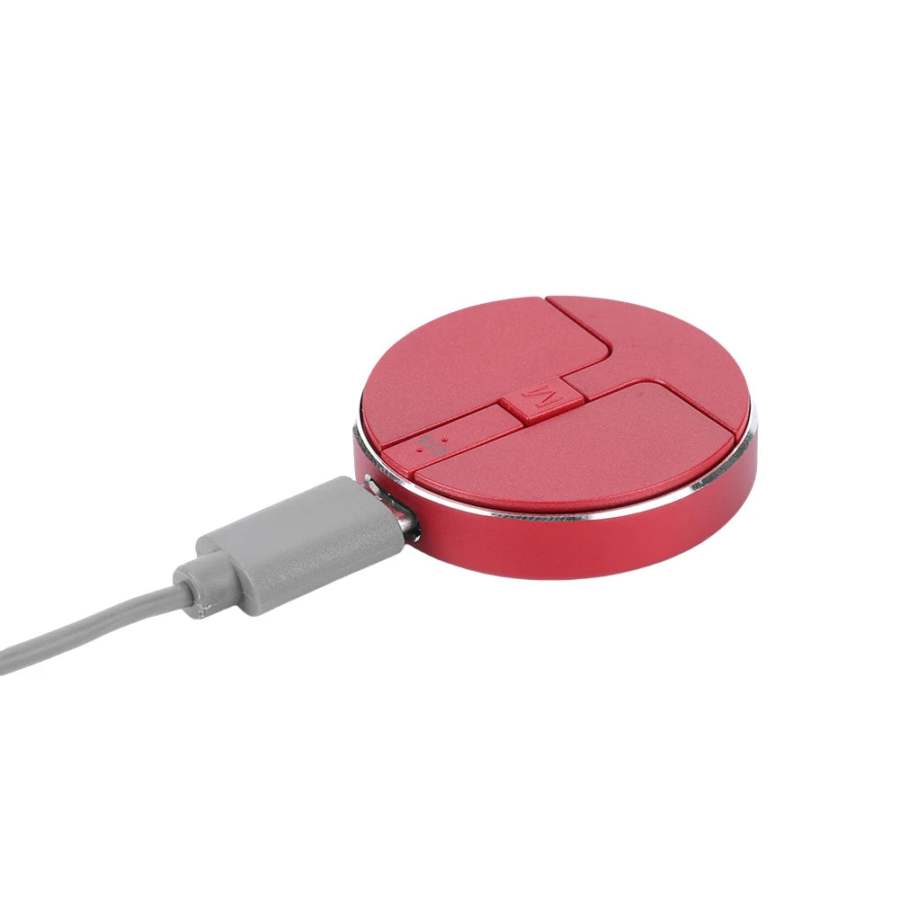 Portable Silent Mouse 3 Mode BT 5.2/2.4G/USB Mini Capacitive Mouse 3 Adjustable DPI Rechargeable with USB Receiver for Laptop PC