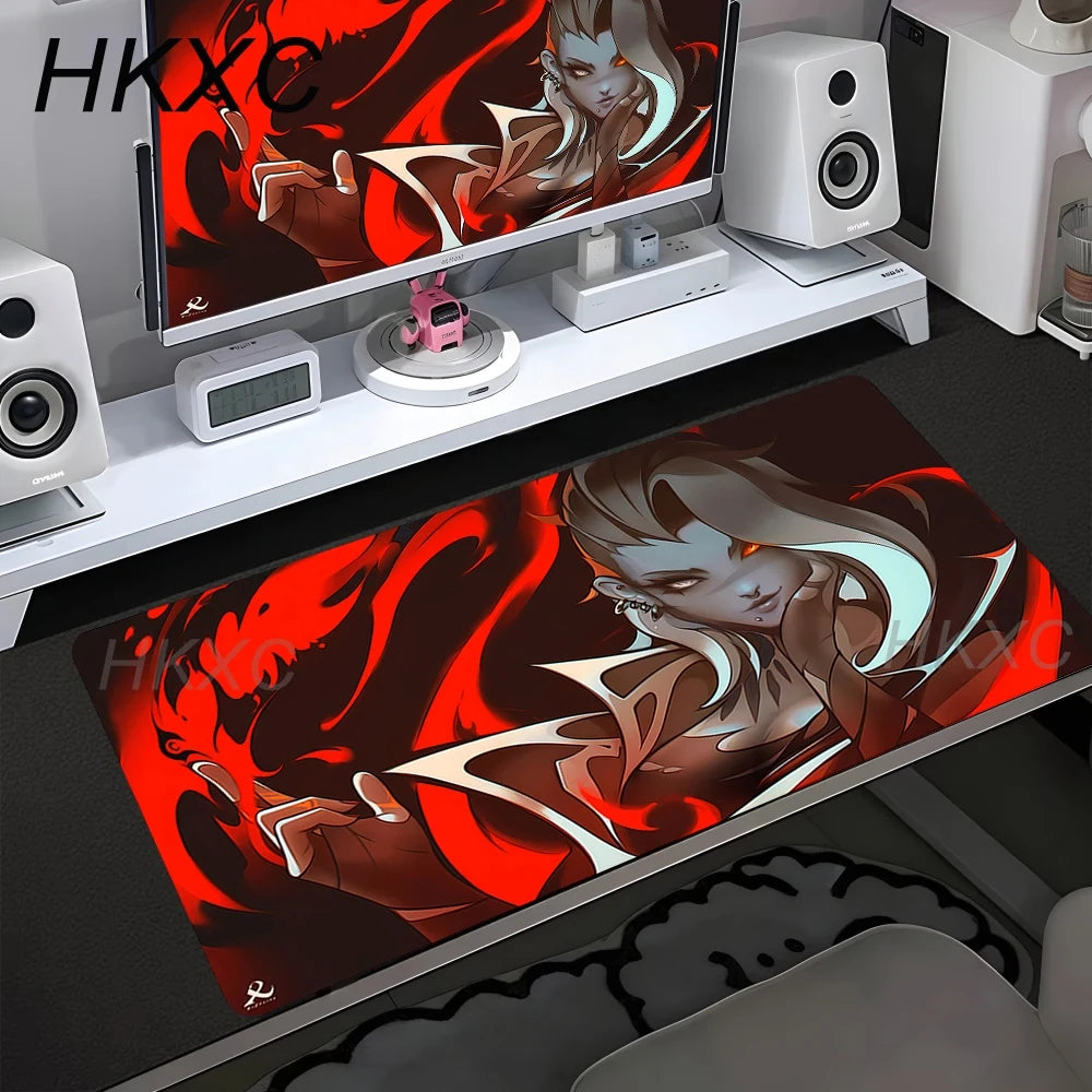 Gaming Valorant Mouse Pads Computer Pad Gamer Girl Desk Xxl PC Cabinet Carpet Kawaii Gamers Accessories Keyboard Hot Mausepad XL