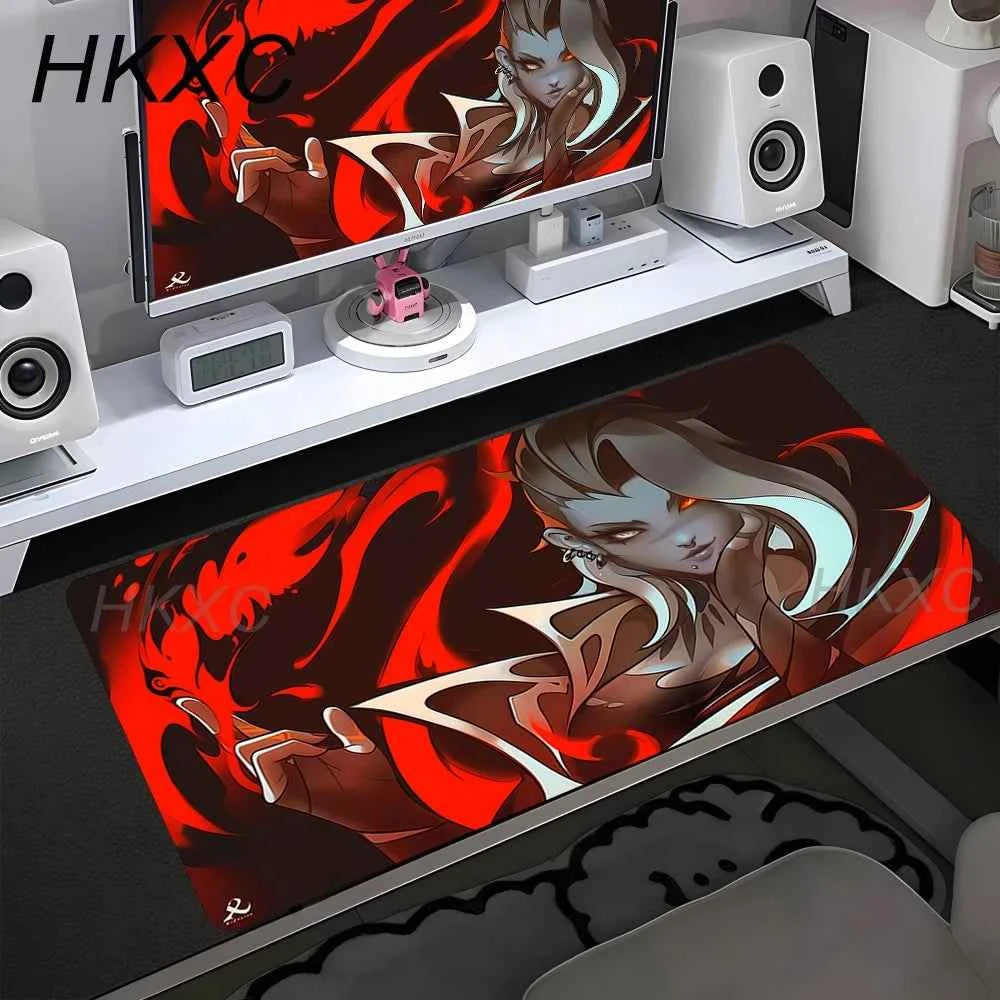 Gaming Valorant Mouse Pads Computer Pad Gamer Girl Desk Xxl PC Cabinet Carpet Kawaii Gamers Accessories Keyboard Hot Mausepad XL