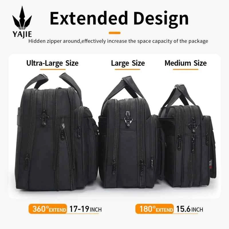 Large Capacity Briefcase Bag Men Business Bag 15.6 inch 17