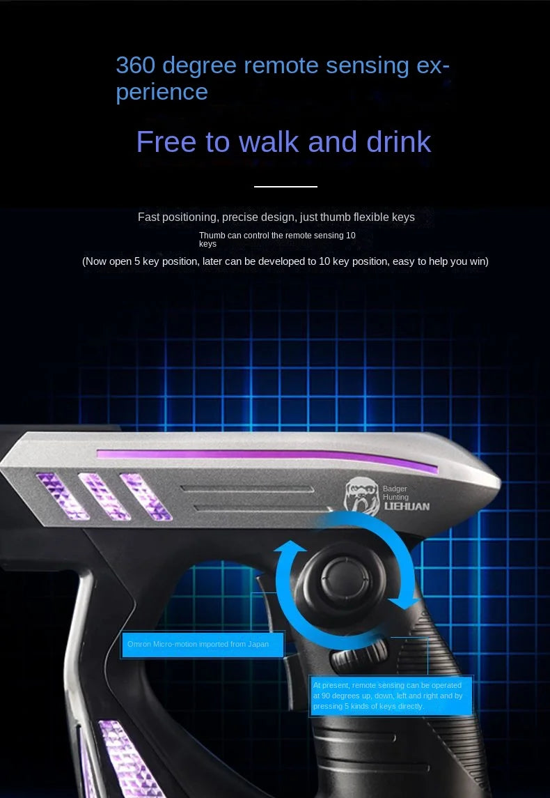 Ergonomic PC Mouse Vertical Game E-sports Gaming Mouse Competitive Three-dimensional Special-shaped Personalized Mouse 3d
