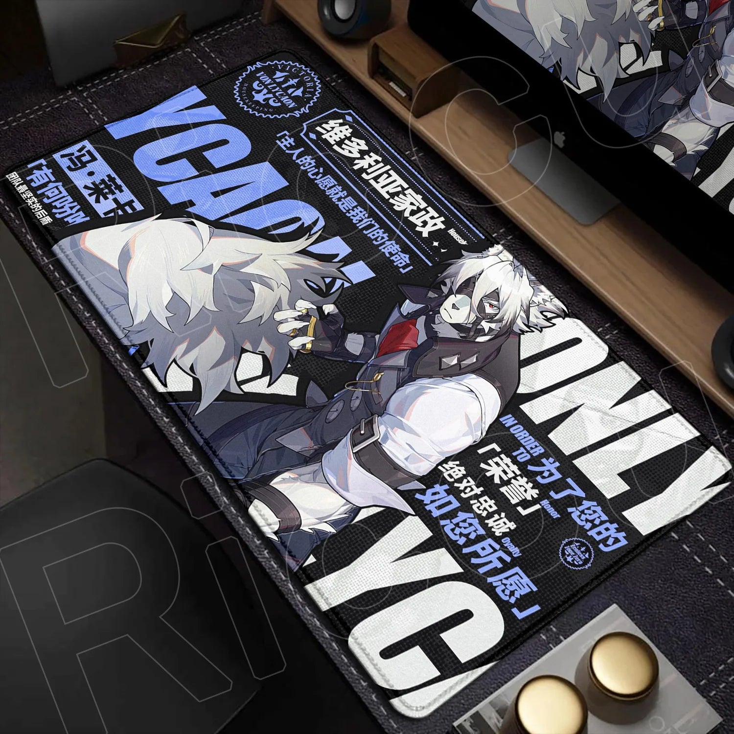 Hot Game Zenless Zone Zero New Mousepad 900x400mm Laptop Non-slip Keyboard Desk Pad XXL Anime Girl Hoshimi Miyabi Rubber Playmat