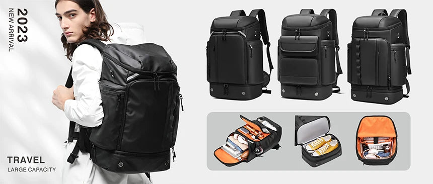 SWISS MILITARY Men's Travel Backpack Multifunctional Waterproof Laptop Bag Outdoors Climbing Luggage Bag Sport Backpack Mochila
