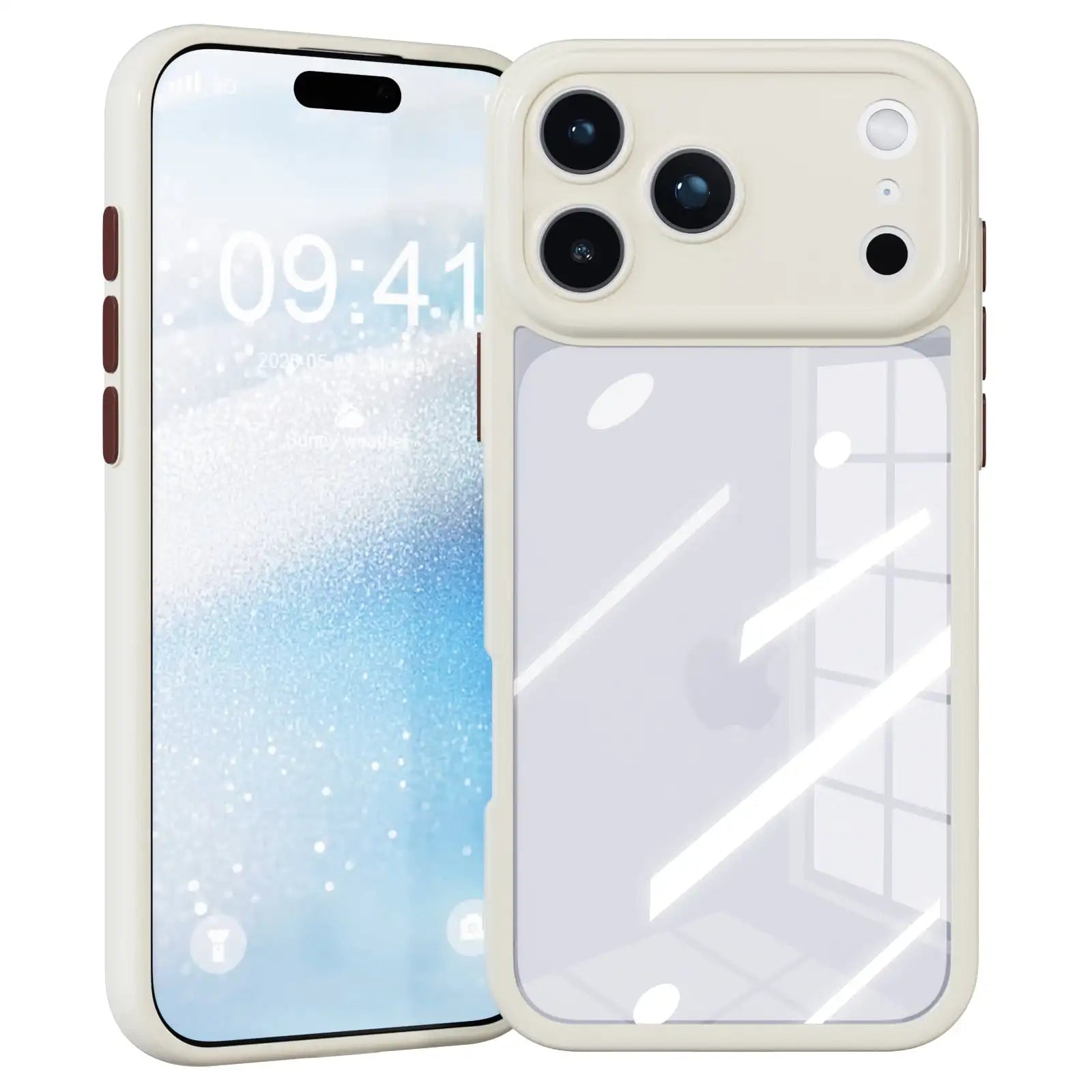 Compatible with Apple iPhone 13 Pro Case Clear with Color Design for Girls Women Soft TPU+PC Shockproof More Protective Girly for iPhone 13 Pro Case