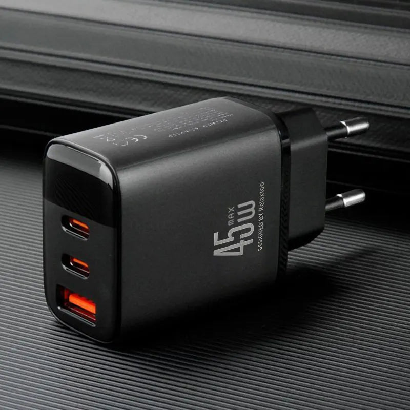 65w USB Type-C Charger PD Fast Charger Quick Charger PD 45W 30w Dual USB C Charger For iPhone Samsung S26 S25 Laptop Tablet