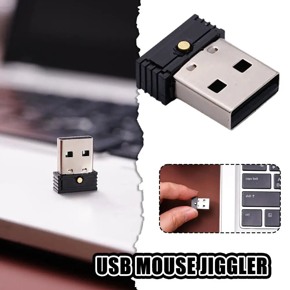 USB Auto-Move Mouse to Prevent Computer Screen Locking Mini Mouse Connector USB Mouse Jiggler Automatically Moves Cursor Keeps