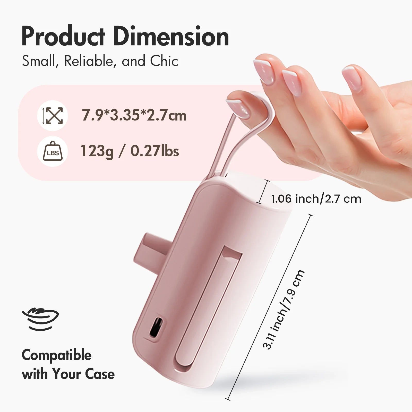 MIni Power Bank 4500mAh Fast Charging 10W Portable Type-C External Battery Charger For Huawei Samsung iPhone Powerbank