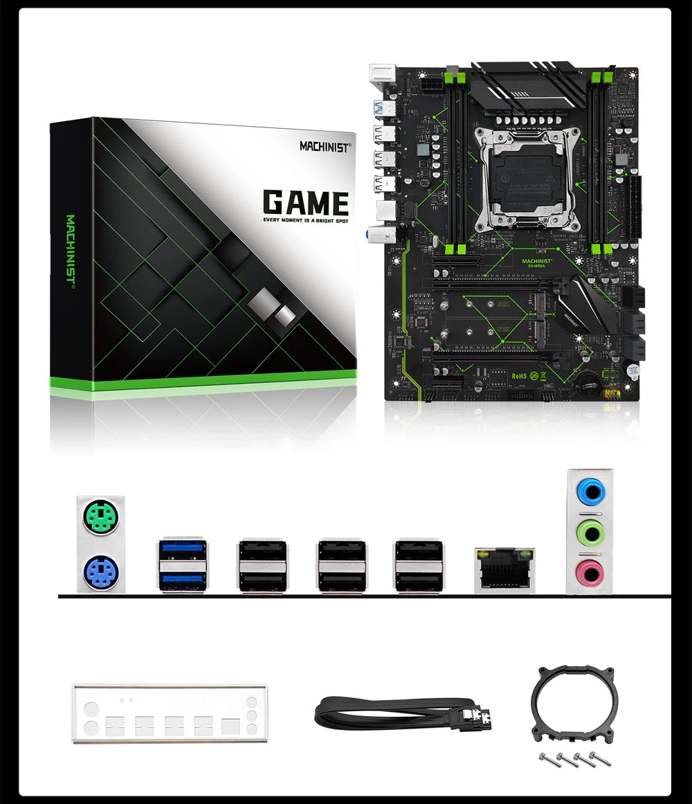 MACHINIST E5 MR9A V1.0 X99 Motherboard Support LGA 2011-3 Xeon E5 V3 V4 CPU Processor DDR4 RAM Memory ATX NVME M.2 USB3.0