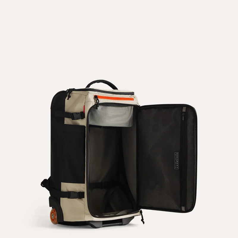 BAGSMART 15.6“ Laptop Backpack with Wheels Large Capacity Vacuum Compression Bag Multi-pocket Men's Business Rolling Backpack