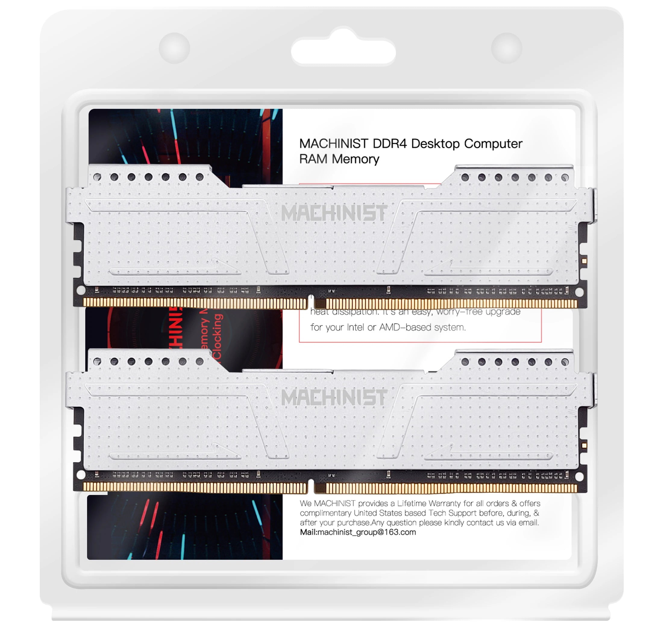 MACHINIST X99 Kit 8GB 16GB 32GB DDR4 Memory With Heat Sink - WinSupport Tech