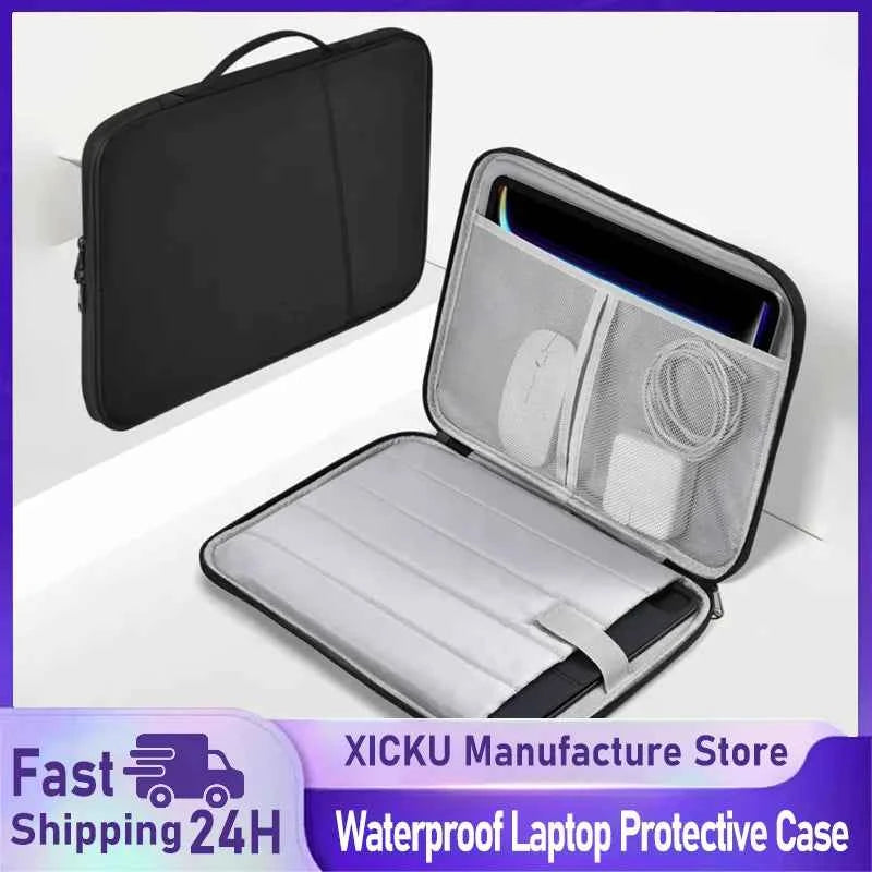 Waterproof Shockproof Handle Bag Laptop Sleeve Case for Macbook Air 11 13 Inch M4 M3 M2 Chip Mac Book Cover Accessories