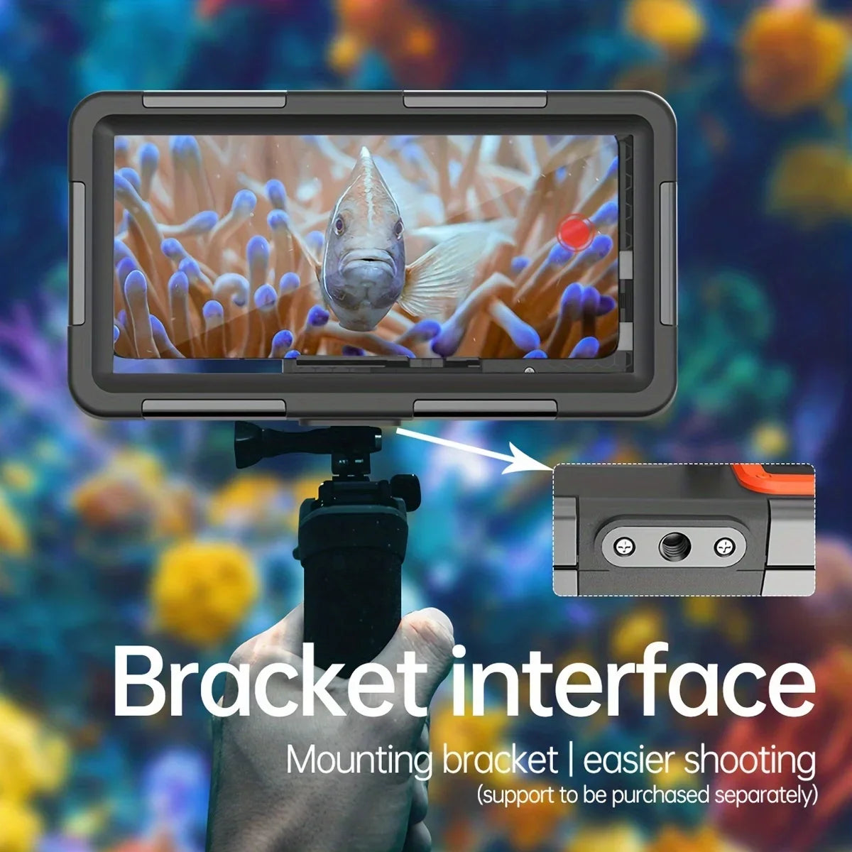 Waterproof Phone Case Holsters & 15m Diving 50ft Swimming Premium Protective Housing & Lanyard For iPhone Samsung 6.8