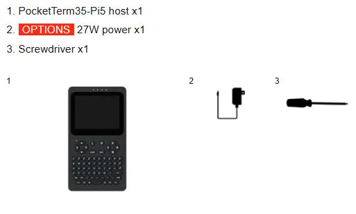 Waveshare handheld Linux console, 3.5