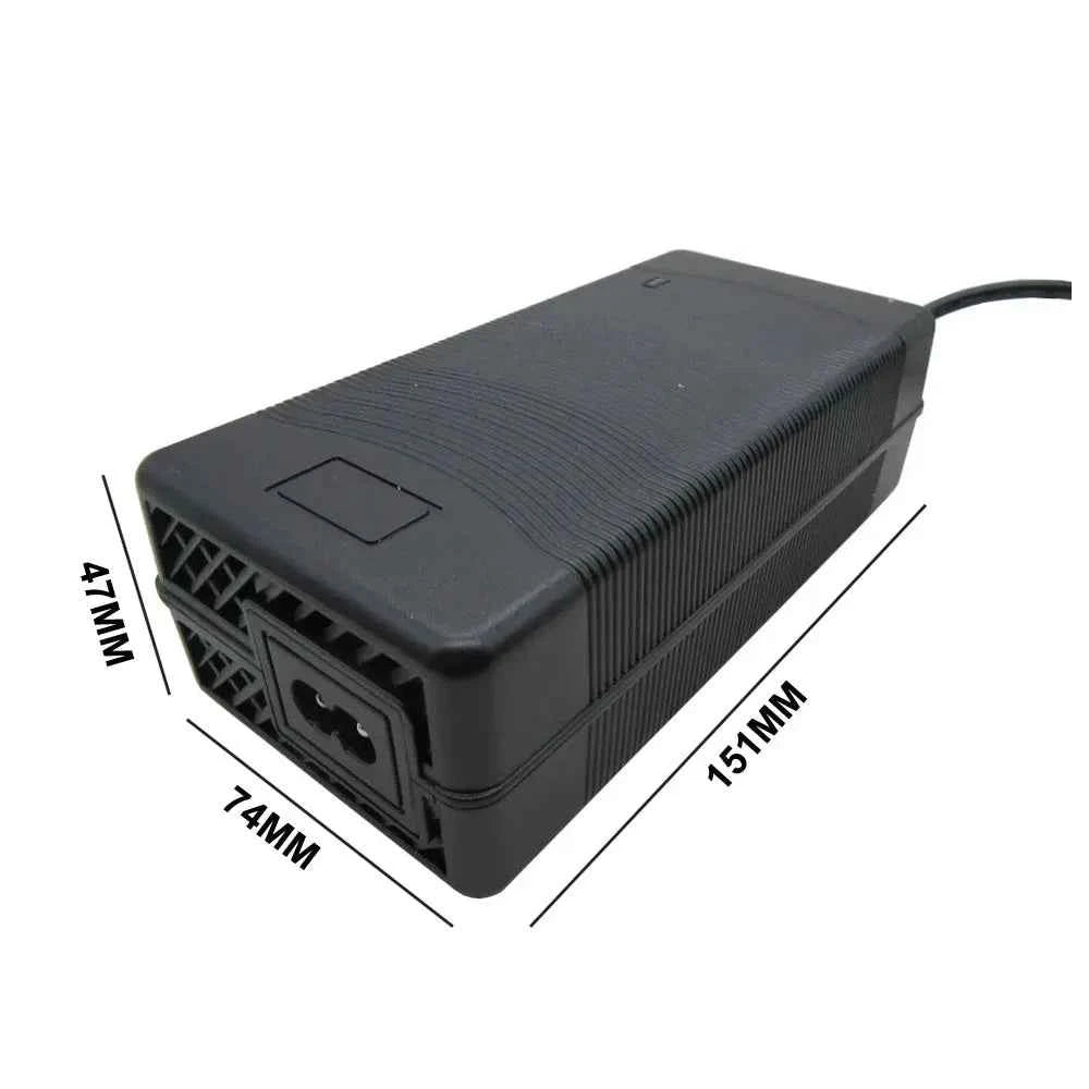 58.4V 4A Lifepo4 Charger 51.2V 48V 16S Iron Phosphate LFP RV Energy Storage Battery Chargers with fan XT60 alligator clip port