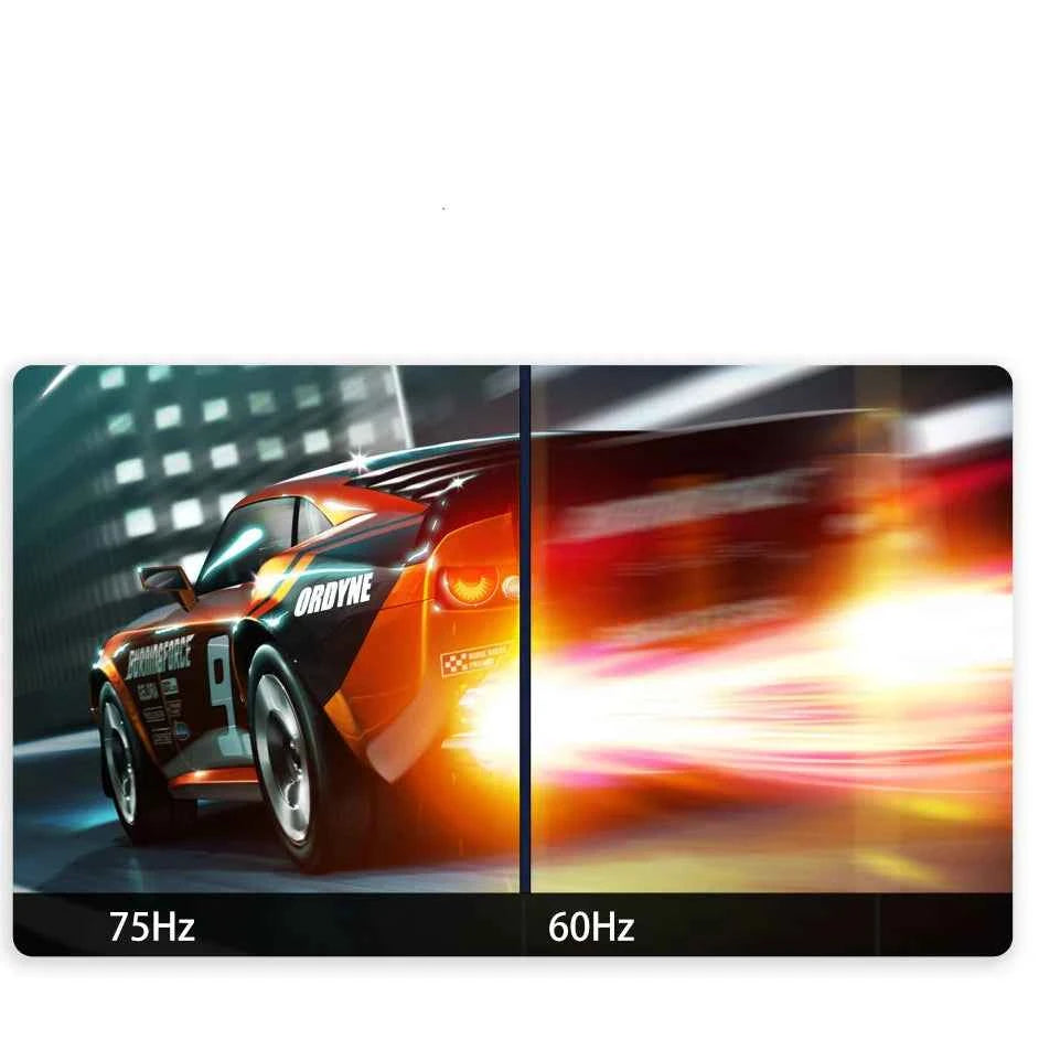 FYHXele FY27CW 27-Inch Curved VA Monitor – Full HD 1080p, 75Hz, HDR400, 1800R, Frameless Design