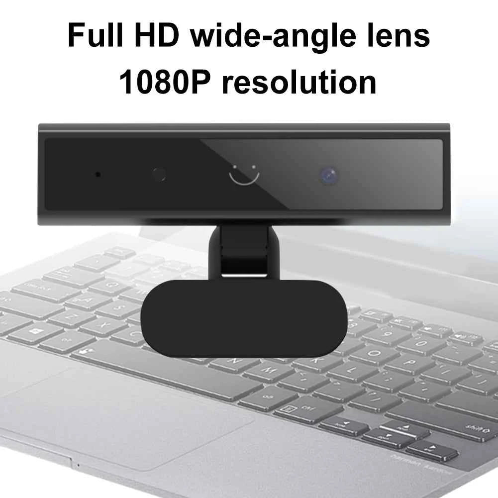 Identification Login Web Camera with Single Microphone for Windows Hello Computer Web Camera HD 1080P 2MP for Computer Laptop