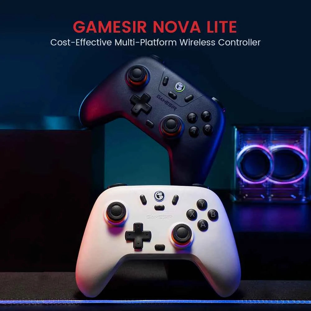 GameSir Nova Lite Wireless Bluetooth Switch Controller Hall Effect Joystick for Nintendo Switch iPhone Android Phone Gamepad