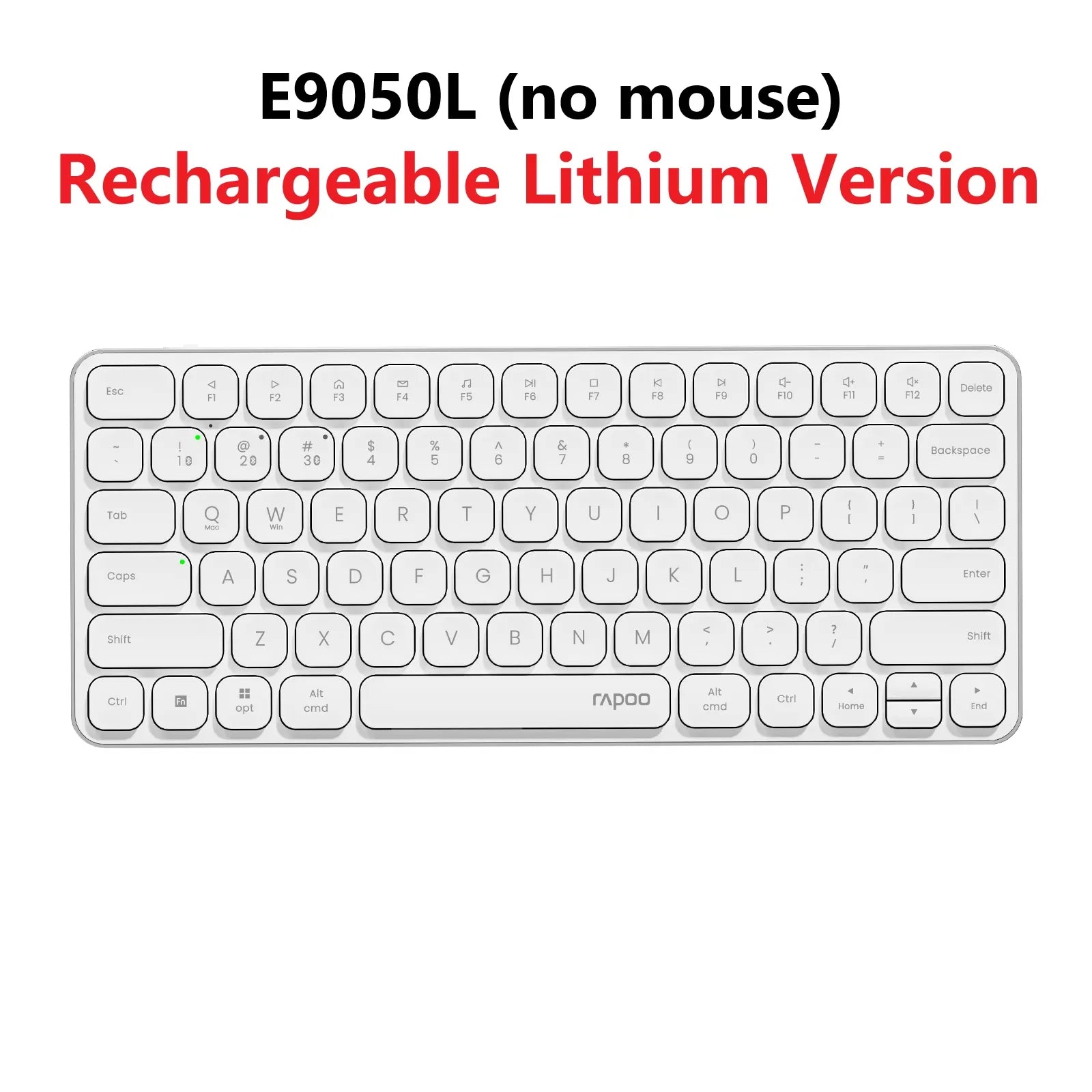 Rapoo 9010M/E9050L/E9350L Multi-Device Wireless Bluetooth Keyboard 2.4G/Bluetooth 5.0/4.0 Support 4 Devices