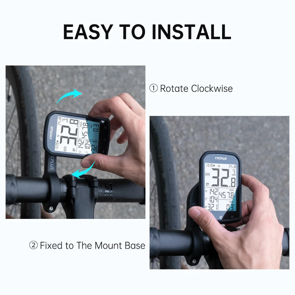 CYCPLUS M1+Z1 Cycling GPS Wireless Bike Computer With BLE 5.0/ANT+ with 2.9