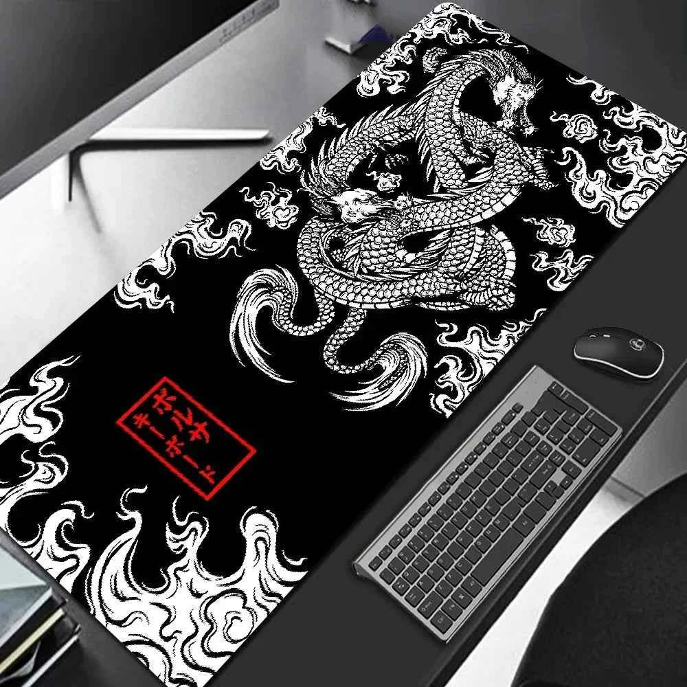 Japanese Dragon  Gaming Mousepad Speed Desk Mat Anime Theme Keyboard Gamer Mouse Pad for Esports
