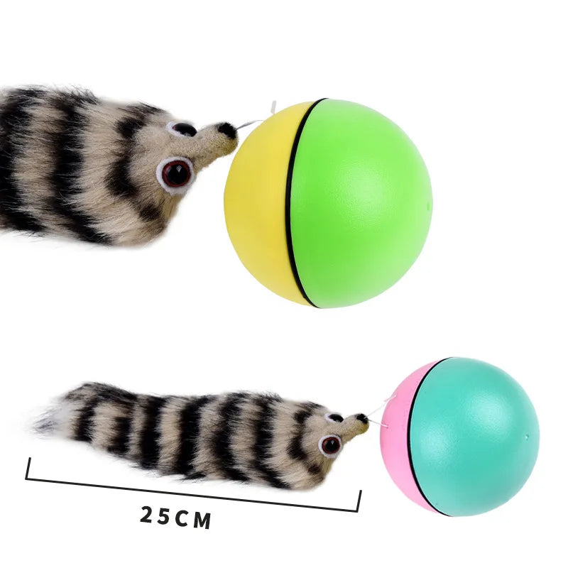 Beaver Mouse Electric Ball Toy Rolling Ball Jump Toys Moving In The Water Toys Pet Supplies