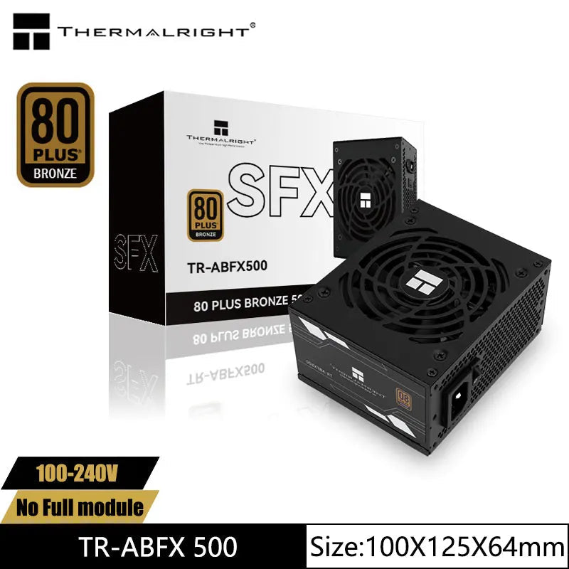 Thermalright TR-ABFX 500 SFX Black Bronze Direct Power Supply，100-240V full voltage Mini Power Supports M-ATX or ATX chassis - WinSupport Tech