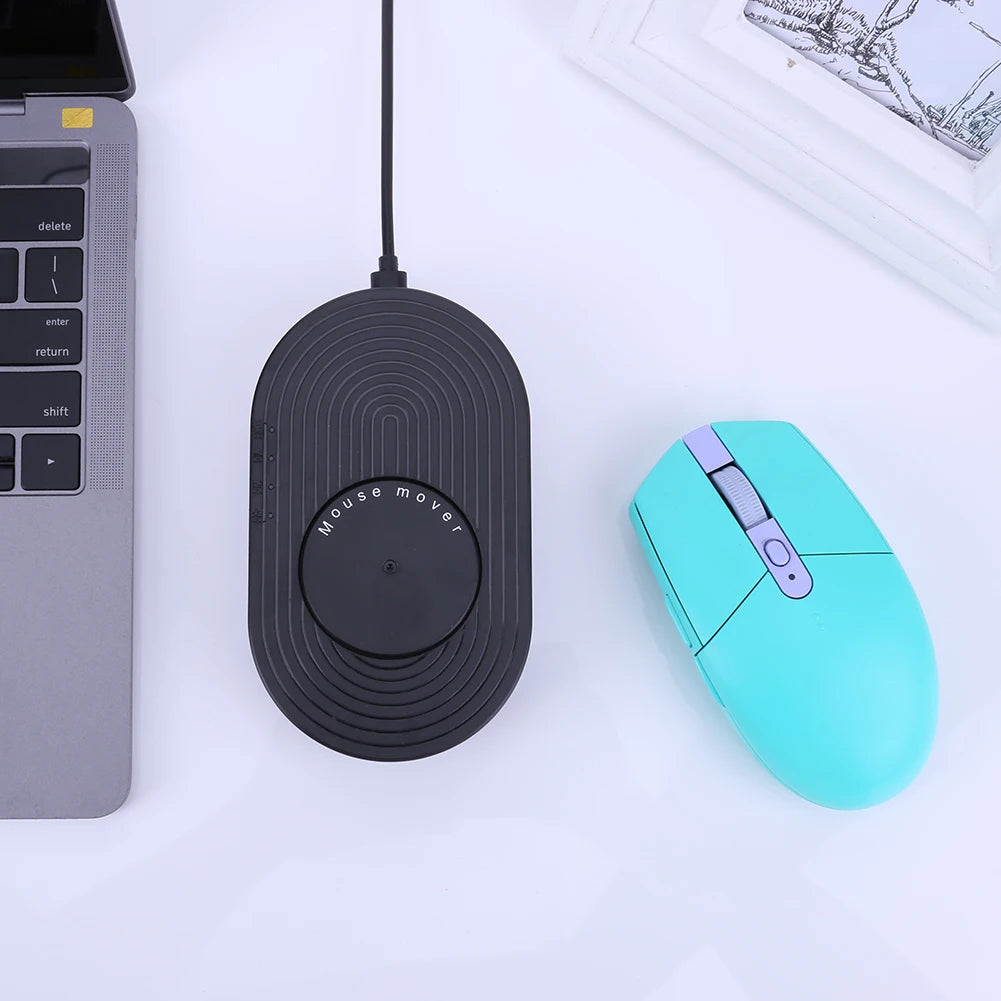 Mouse Jiggler Undetectable Mouse Mover Virtual Automatic Move Wiggle Shaker Simulator with ON/OFF Switch for Computer Awakening