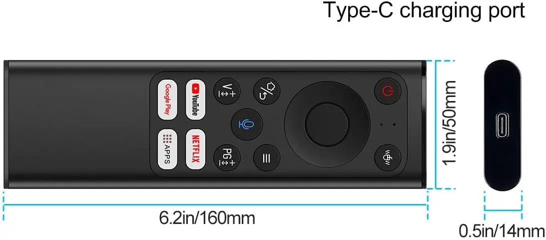 iPazzPort PC Remote Control,Air Mouse Remote with Keyboard, 2.4G & Bluetooth QWERTY Keyboard Controller for Windows 10,11, HTPC