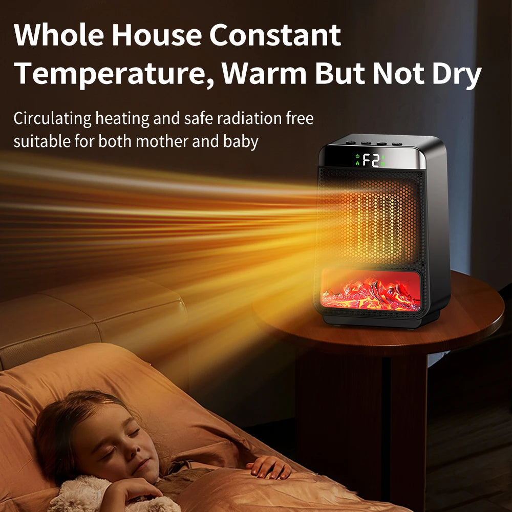 Portable Electric Heater For Heater Desktop Heaters Saving For Office Space PTC Ceramic Room Heater Warmer Machine for Winter