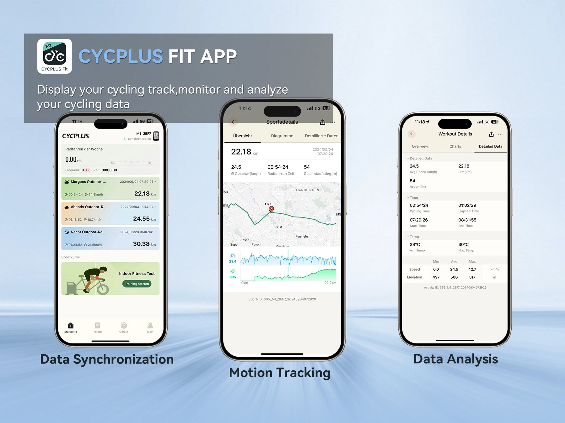 CYCPLUS M1+Z1 Cycling GPS Wireless Bike Computer With BLE 5.0/ANT+ with 2.9