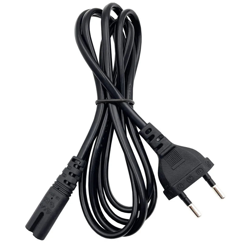 1.5M EU Power Cable 2pin IEC320 C7 Power Extension Cord For Dell Laptop Charger Canon Epson Printer Radio Speaker PS4 XBOX One - WinSupport Tech