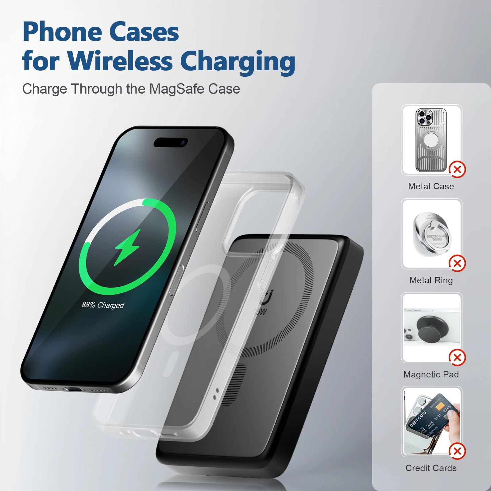Fast Wireless Charger Stand 15W Foldable 3 in 1 Fast Charging Station Dock for iPhone 17 16 15 14 Pro Max Apple Watch Airpods