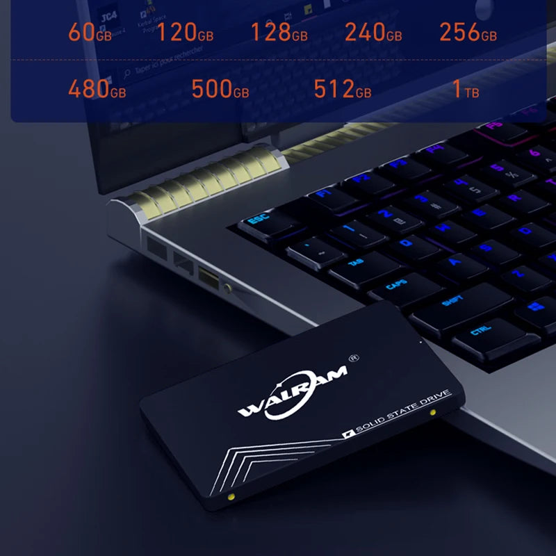 WALRAM SSD 512gb 2.5 SATA3 120GB 240GB 128GB 256GB 480GB 500GB Hard Disk HDD Solid State Drive For Desktop PC Laptop Ssd 1tb - WinSupport Tech