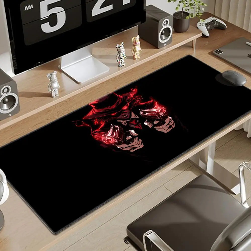 Anime Hellsing Alucard Mousepad Pad Gamer Carpet Computer Mouse Pad Anime Gaming mouse pad High Quality Game Mouse pad gift csgo