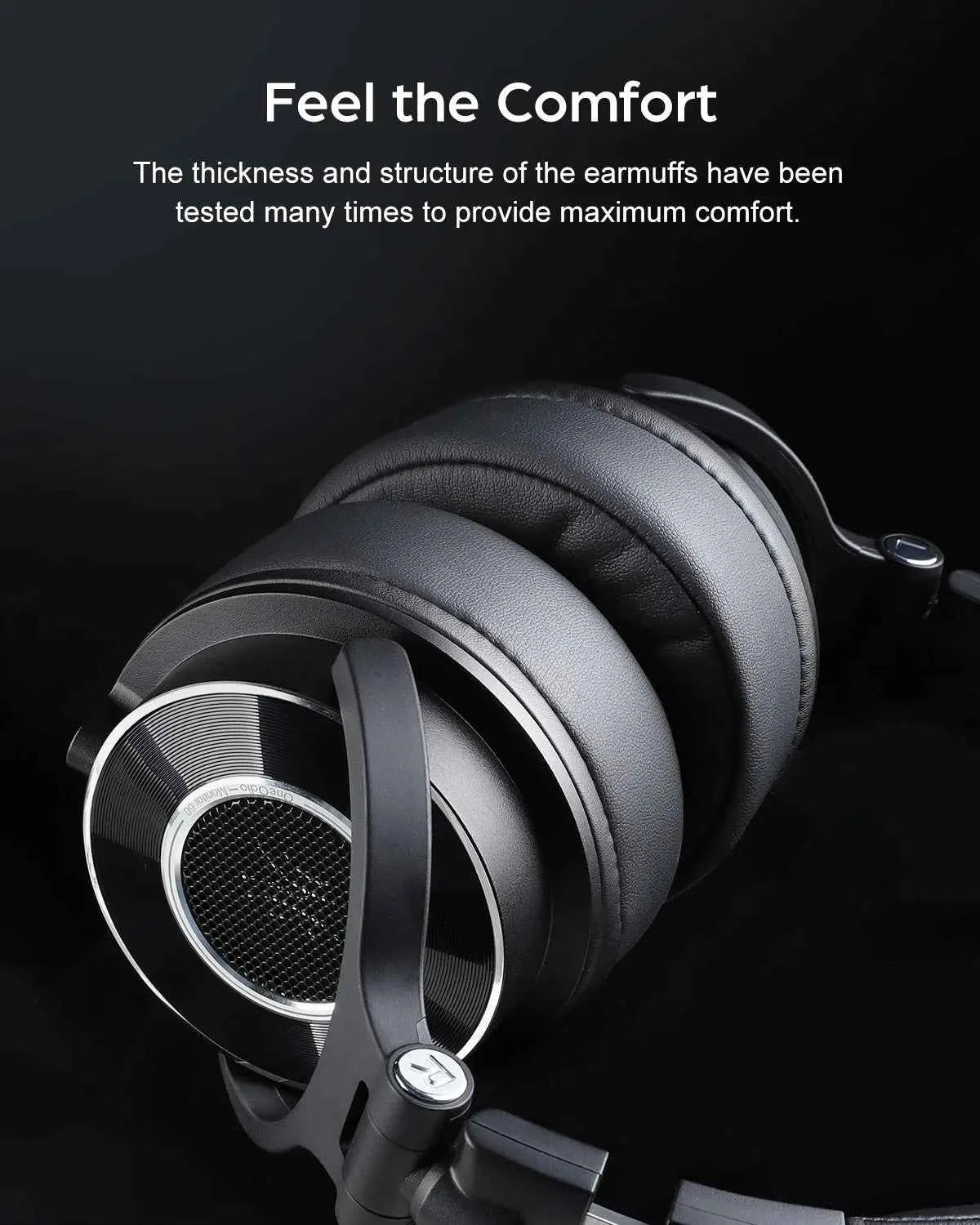 Oneodio Monitor 60 Wired HiFi Headphones Professional Studio DJ Headphones Stereo Over Ear Headset With Hi-Res Audio Microphone